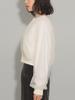 Ray Beams Long Sleeve Tulle Layered IVORY FREE Women's T-Shirt, Cardigan,