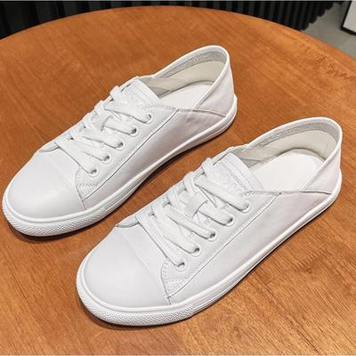 Flat Shoes for Women Spring and Autumn Summer New Lace Up Women's Shoes Low Cut Casual Board Shoes Flat Shoe Womens Sneakers