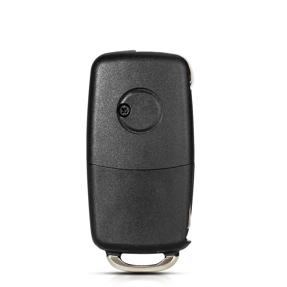 3 Button Flip Folding Key Shell Case For Volkswagen Vw Golf Passat Beetle Polo Bora Replacement Fob Car Key Cover