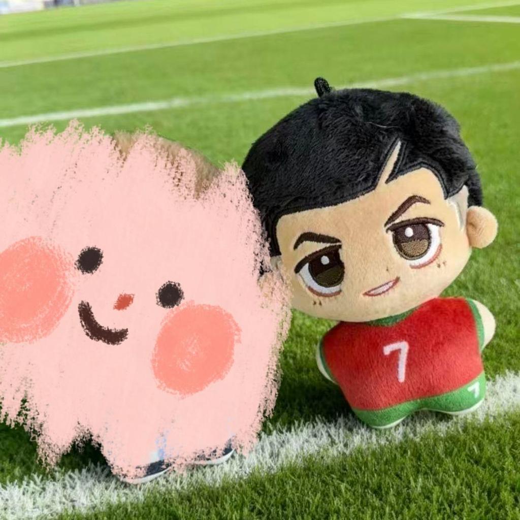 Mäkká bábika Jian Rong 20 cm z bavlny, Merch pre fanúšikov anime, 2D darček