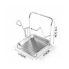 Pot Lid Rack with Drain Tray Countertop Pot-Lid Board Holder Vertical