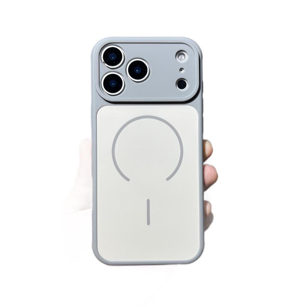 iPhone 17 Pro Max Magnetic Lens Protection Case - Full Coverage, Anti-Drop, Frosted Feel