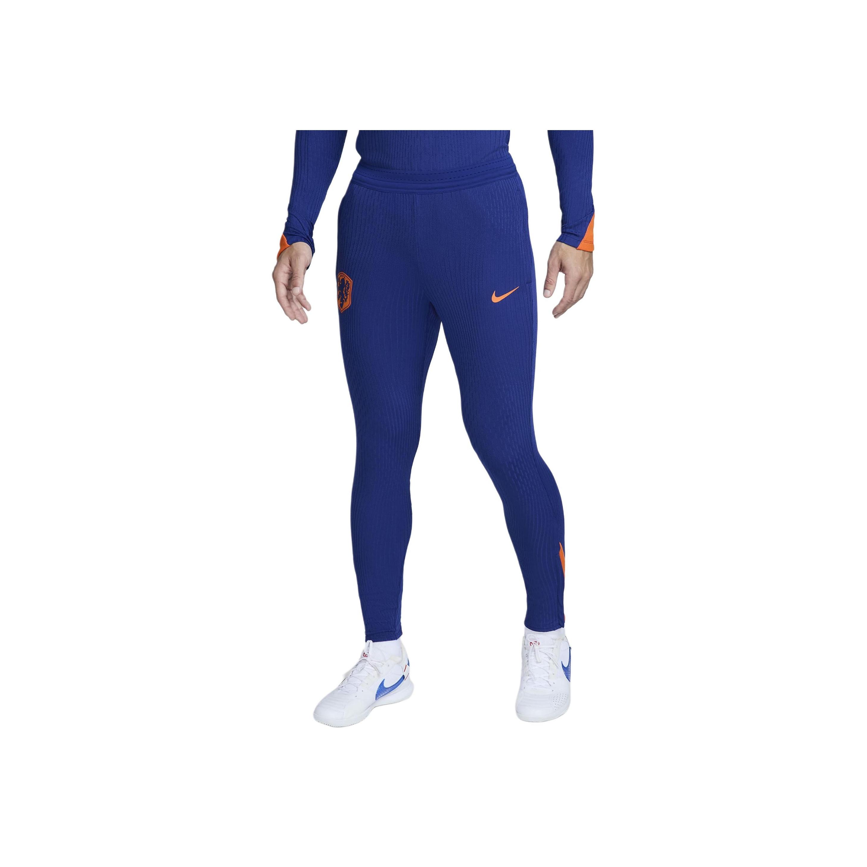 

Nike Netherlands Strike Elite Color Block Comfortable Breathable Football Knitted Sports Pants Men bottoms Deep-Navy FJ2021-455 S
