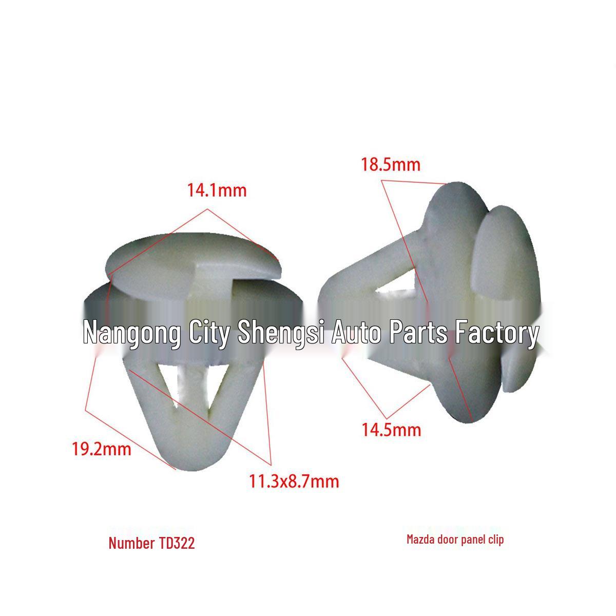 

Toyota, Mercedes-Benz, Mazda Car Trim Panel Protective Clip & Decoration 10000 units