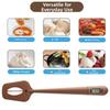 2in1 Digitales Thermometer und Silikonspatel für Zucker Für Schokolade Backen Kochen und Creme Temperaturkontrolle