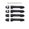 4pcs Sturdy Car Decorative Accessories Exterior Door Handle Cover In Black Black Appearance Is