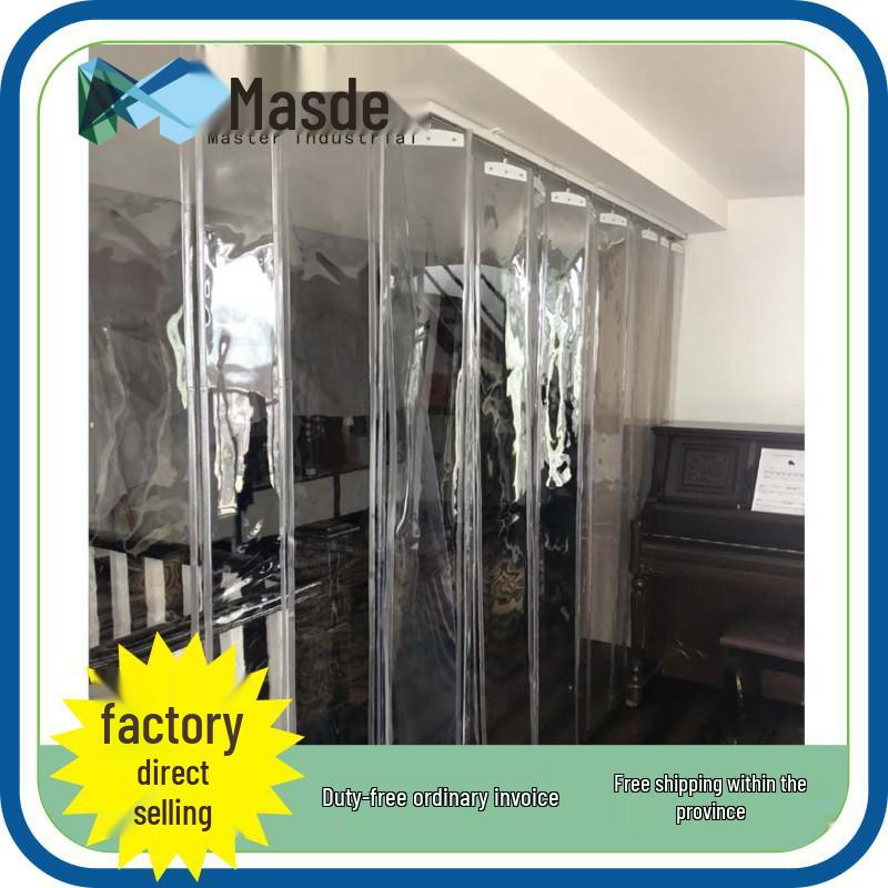 High-Transparency PVC Sliding Soft Door Curtain