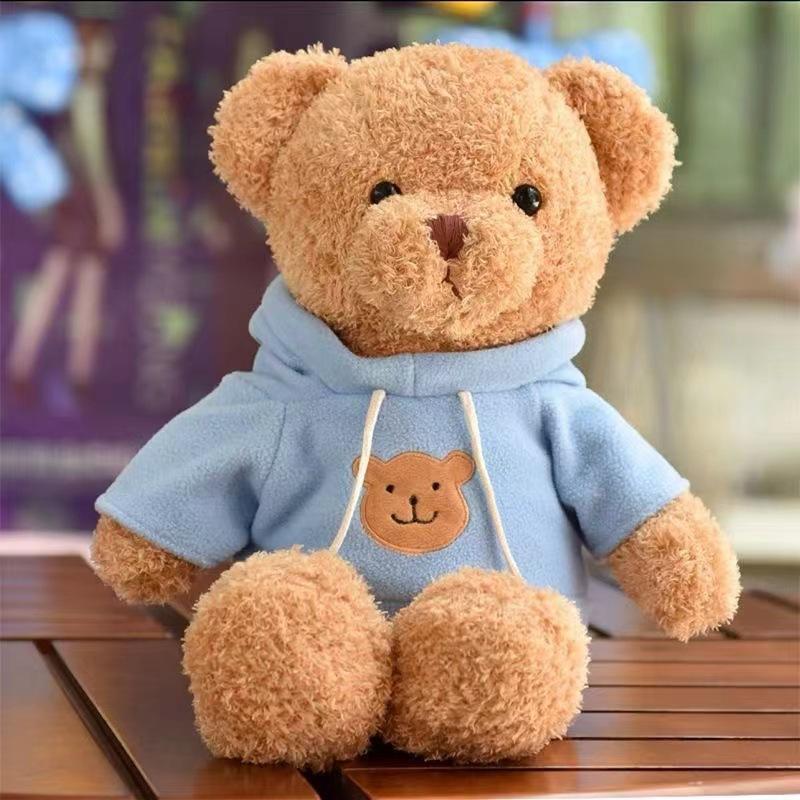 New Sweater Bear Plush Toy Cute Sweater Teddy Bear Doll Grabbing Machine for Girls Gift Doll