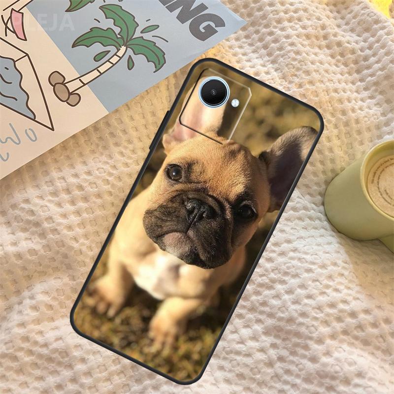 French Bulldog Dog Case For Realme C71 C75 C61 C53 C55 C33 C63 C51 C65 C67 11 12 13 14 Pro Plus GT6 GT7 15 Pro