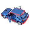 Bburago 1/24 Scale Renault R5 Turbo Blue / Diecast Model Car, Finished Product, 18-21088 BU