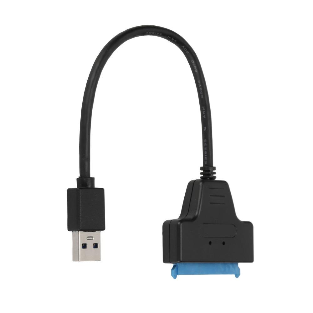 Adaptateur USB 3.0 vers SATA3.0 5Gbps Plug and Play Convertisseur USB vers SATA3.0 Haute Vitesse Adaptateur SATA3.0 vers USB Connexion Disque Dur