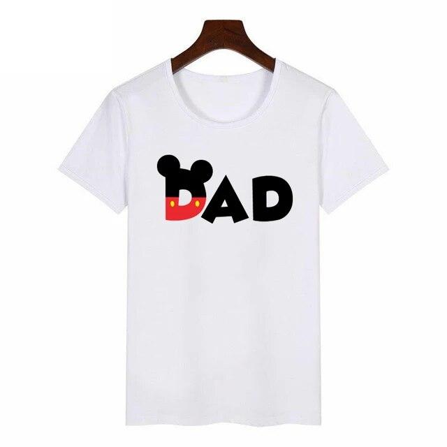 Damen T-Shirts Familie passende Outfits Mutter Kinder Maus Cartoon Kleidung Papa Mama Bro Sis Print Mode T-Shirt Sommer Tees Tops Kleidung