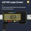 Digital Vernier Caliper 111mm Electronic Measuring Tool Carbon Fiber Ruler for Student Classroom Home Office Precision Gauge