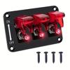 12-24V Switch Panel Racing Car Starter Lgnition Start Button Light Toggle Rocker 20A Fuse Accessories For Boat Truck Trailer RV