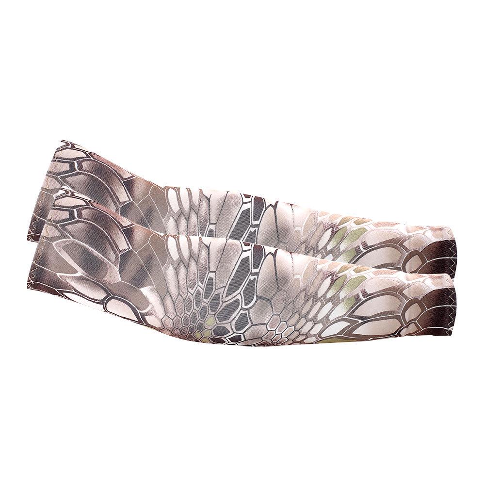 Summer Sunscreen Ice Silk Arm Sleeves: Breathable, UV Protection for Outdoor Cycling and Fishing