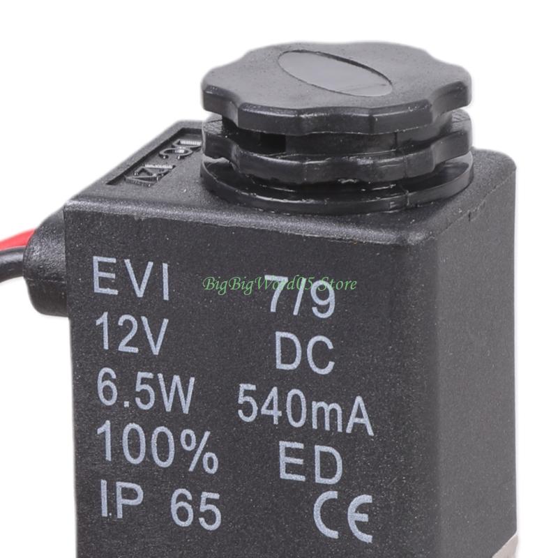 24TE Air Pneumatic DC12V 2 Position 2 Way Normally Closed Solenoid