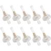 10Pcs 1/4 Inch Motorcycle Clear Gas Inline Fuel Filter Replacement For Dirt Bike ATV UTV Snowmobile Golf Cart Kawasaki John Deere EZGO With 1/4 Inch