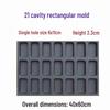 Xihe 21-Cell Rectangular Commercial Cake Mold