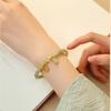 The Same Gourd Fu Brand Hetian Jade Bracelet Women'S Light Luxury High-End Temperament Niche Bracelet Versatile Hand Jewelry