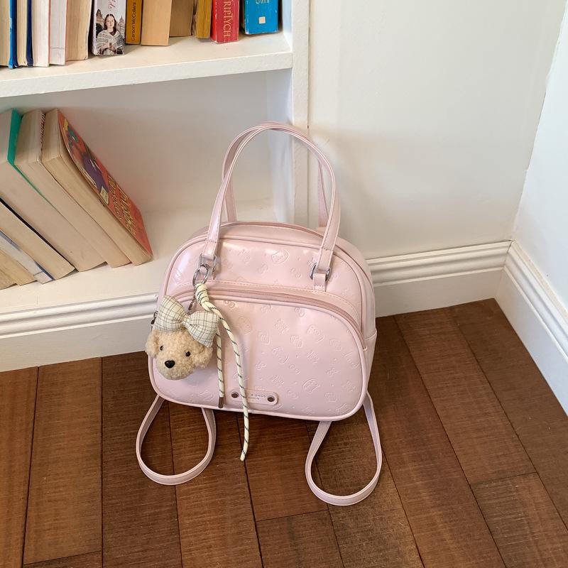 Schoolbag Fashion Commuter Backpack Women's 1011 New Large Capacity Backpack After Travel College Style Class School Bag