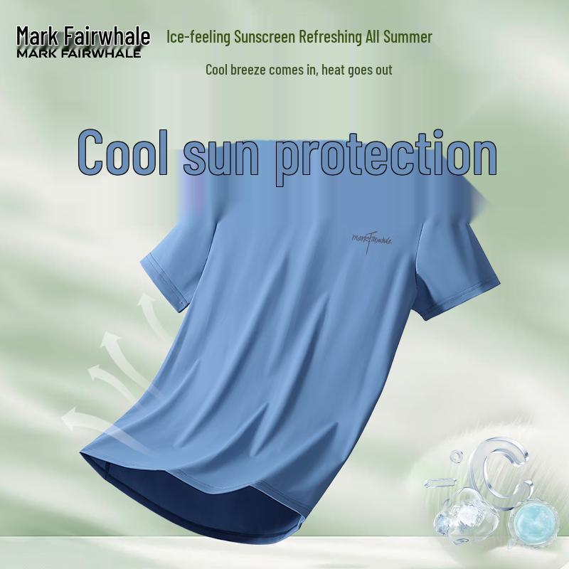 Mark Fairwhale Men s Lightweight Ice-Feel Quick-Dry Sports T-Shirt M