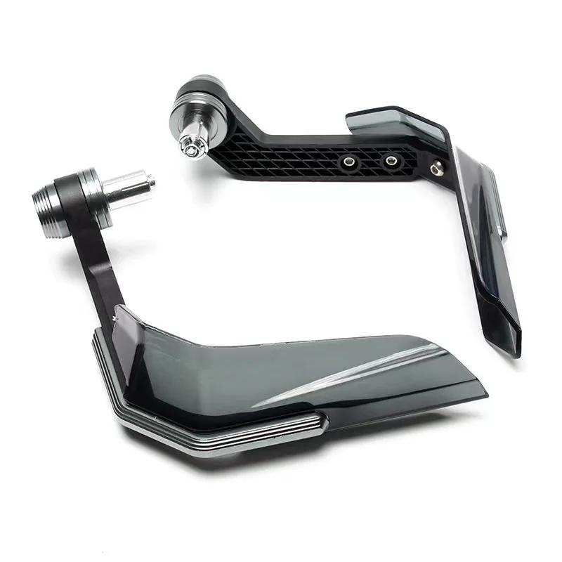 Windproof Universal 7/8" Handlebar Protectors for Motorcycle Scooter Mountain E-Bike Brake Lever Guard with Aluminum Stiffener
