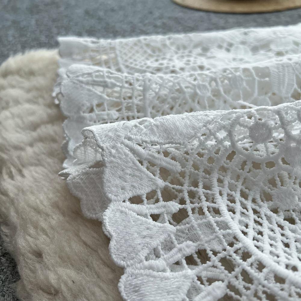 Abito Midi Elegante da Donna con Ricami in Pizzo, Manica Corta, Vita Alta, Linea ad A, Estivo, Casual, da Festa, per Matrimonio, da Vacanza, da Spiaggia