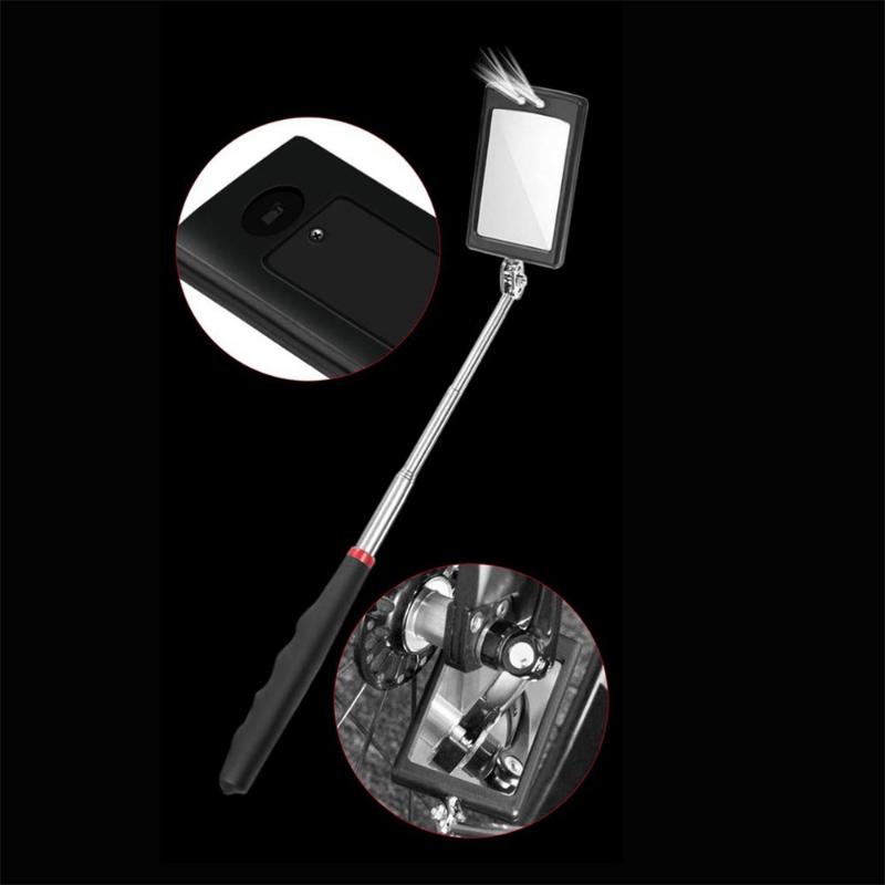 Telescopic Inspection Mirror with 360 Rotating Extensible Stainless Steel Repair Tool for Car Auto Vehicle Underbody Detection