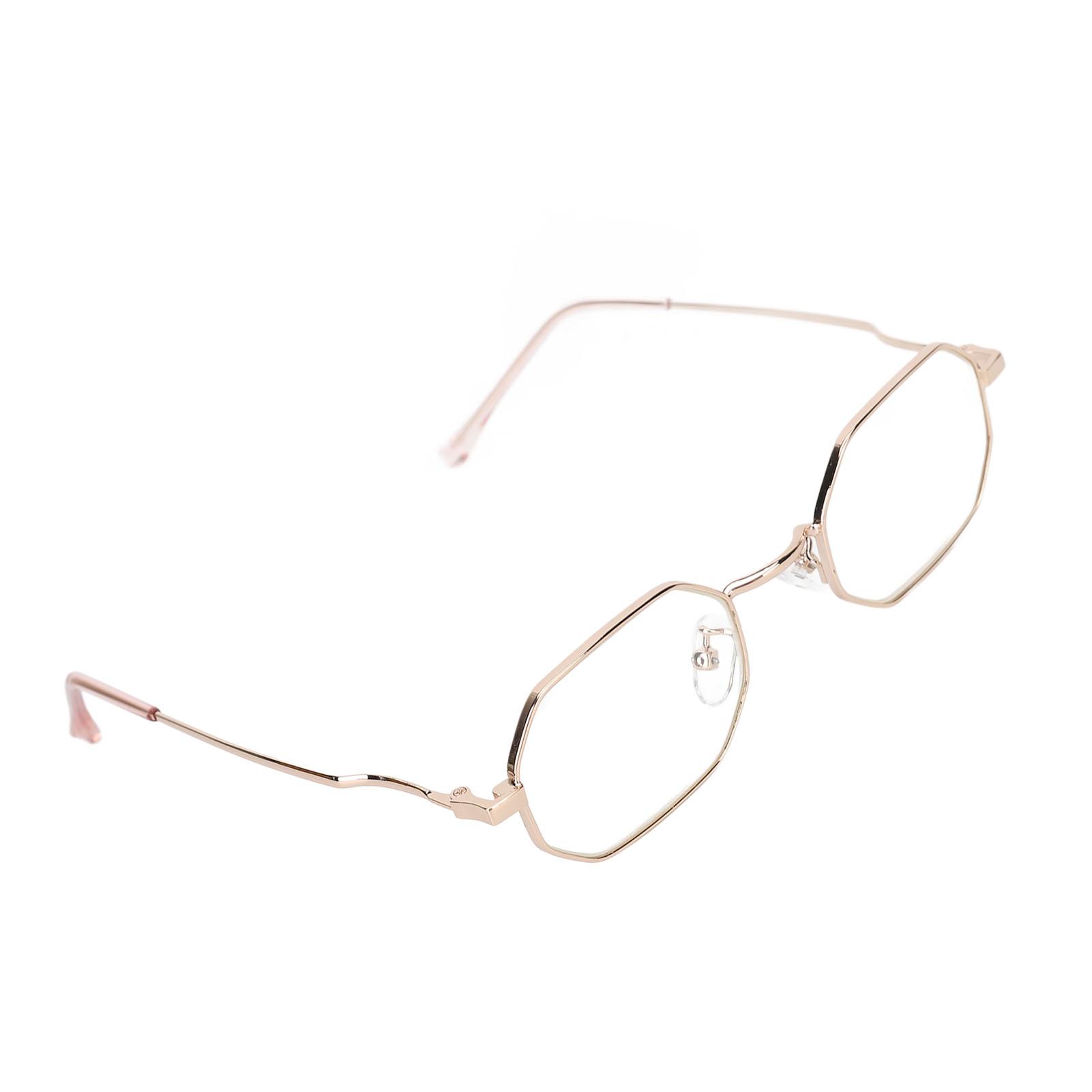 

Очки для чтения для пожилых людей с защитой от синего луча и высокой светопропускаемостью для мужчин 150 розового золота