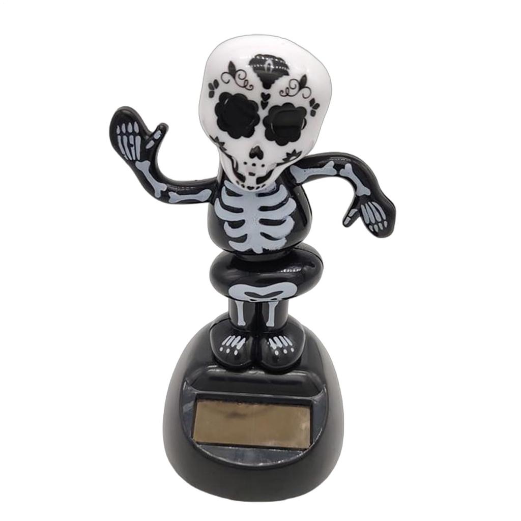 Skeleton Solar Powered Toy, Cute, Healing Solar Toy, Solar Toy, Wobble Solar Toy, Solar