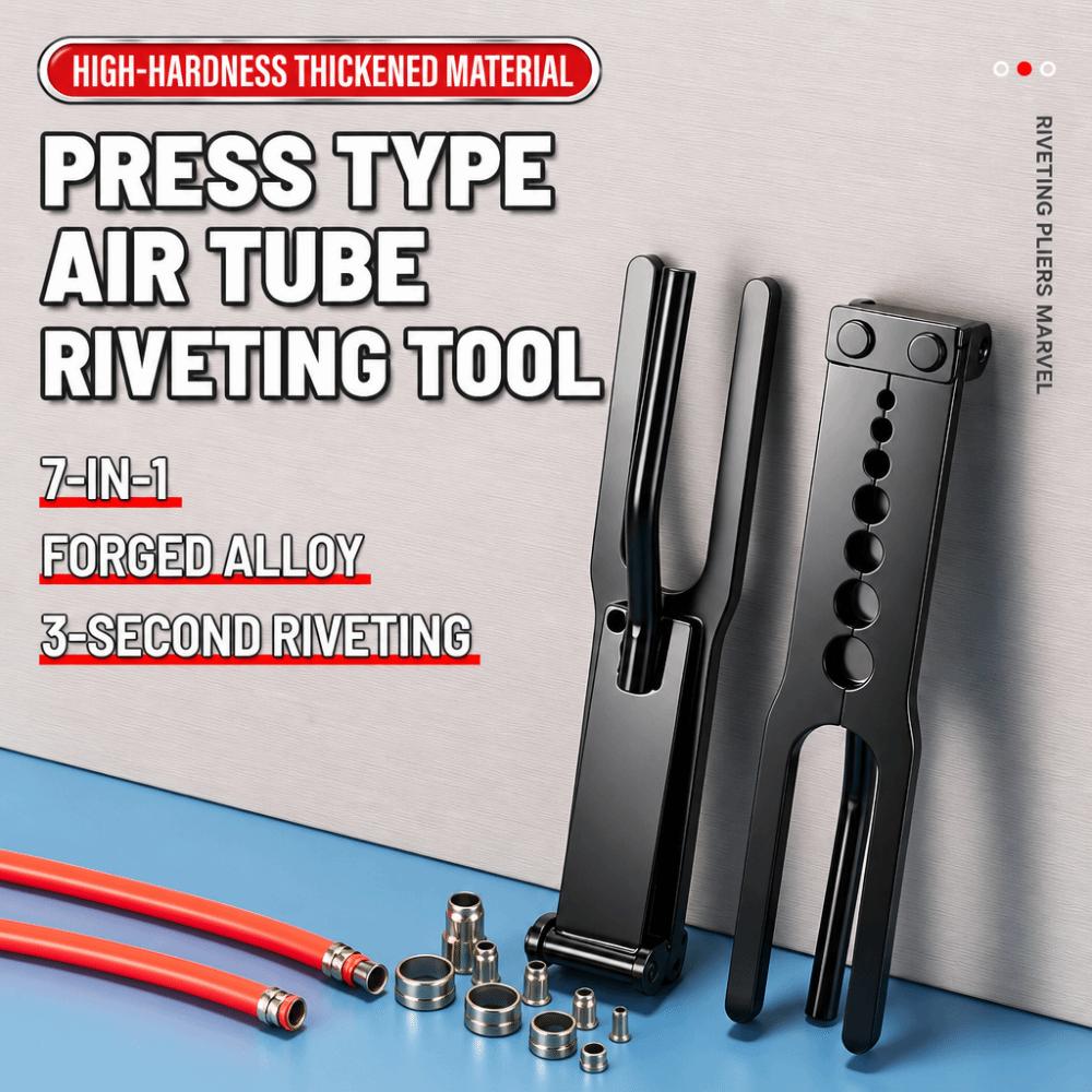Press Type Pipe Riveting Tool Thickened Brake Hose Pliers Air Tube Pliers Pipeline Maintenance