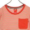 NIKE Border Pattern Short sleeve Crew neck T-shirt M Red Men's Used