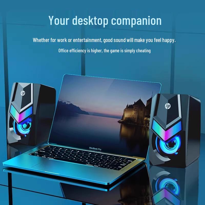 DHE-6000 Kabelgebundene Mini-Computerlautsprecher für Desktop & Laptop