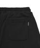 WACKY WILLY Three-Pleated Wide Sweatpants Black