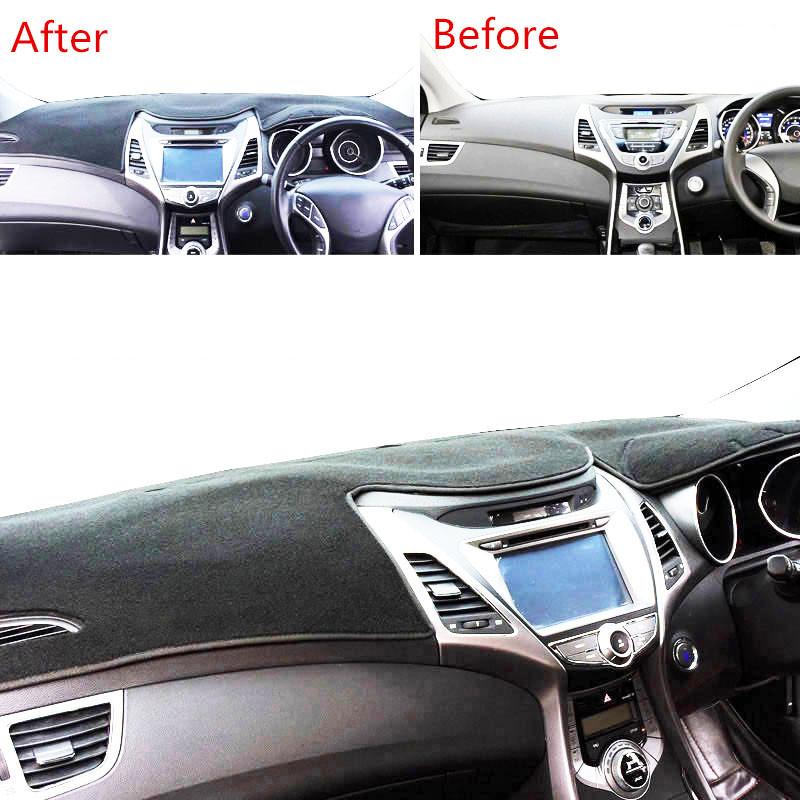 For Hyundai i30 2012 2013 2014 2015 2016 2017 Car Styling Dashboard Cover Mat Pad  Anti-UV Dashmat Sun Shade Carpet Accessories