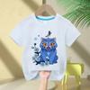 KPop Demon Hunters Saja Boys Cartoon Boys Girls T-shirt 2025 Round Neck Print Fashion Casual Top Children's T-shirt Clothing