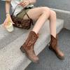 Winter Fashion High Quality Women's Boots Hot Selling Solid Color Round Toe Low Heel Sleeve Women's Short Fashion Boots
