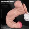 Jumbo Super Miękki Silikonowy Realistyczny Dildo - Gruba Rozciągliwa Zabawka Seksualna dla Dorosłych Unisex, Par, Początkujących i Zaawansowanych, Bezpieczny dla Ciała