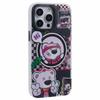 JAUCASE For iPhone 15 Pro Max Case Compatible with MagSafe Bear Pattern PC+TPU Matte Phone Cover