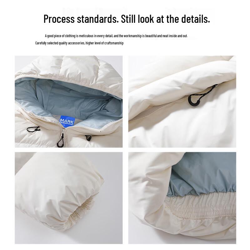 Mark Fairwhale Men's Hooded Winter Padded Jacket