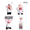4PCS Cartoon Creative 3D Bread Chef Message Home Decor Fridge Magnet Refrigerator Decoration Gift For Kitchen Sticker Poster