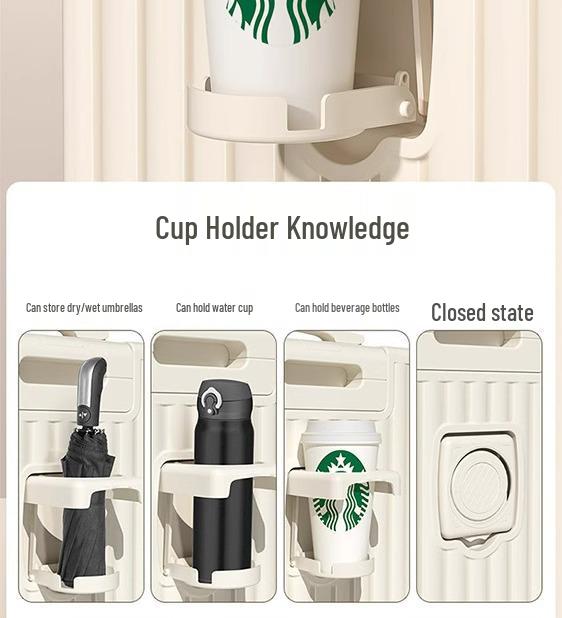 Women's High-Value Sturdy 20/24-Inch Mother-Child Trolley Case with Combination Lock for Travel