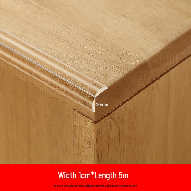 

Силиконовый прозрачный угловой протектор для детей - Противоударная полоса для стен, столов и подоконников Transparent