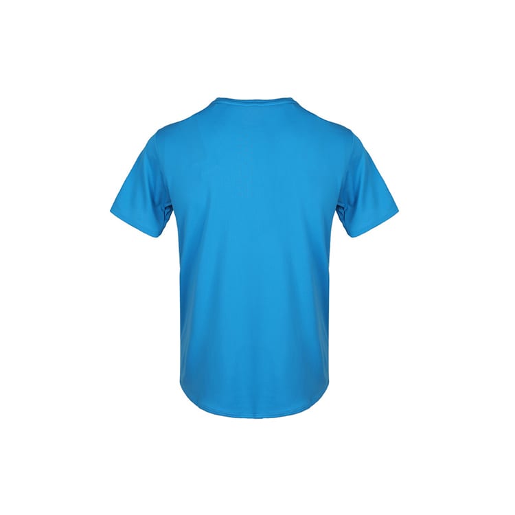 Adidas T Shirts Men's Teal Crew Neck Moderate Straight Fit DQ1849
