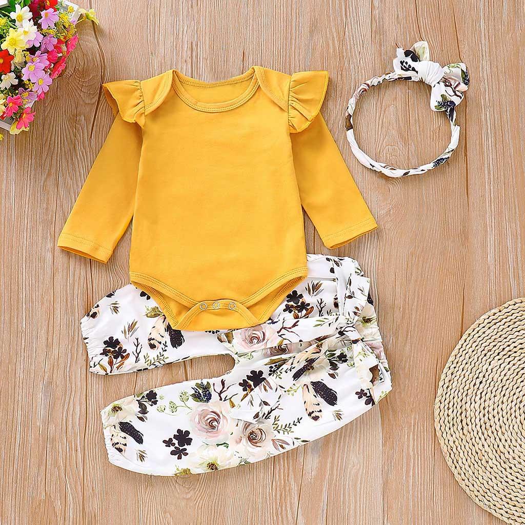 Toddler Baby Girl Floral Romper Bodysuit Jumpsuit Ruffless Top+Dress Clothes Set Toddler Baby Girl Floral Romper Bodysuit Jumpsuit Ruffless Top+Dress Clothes Set