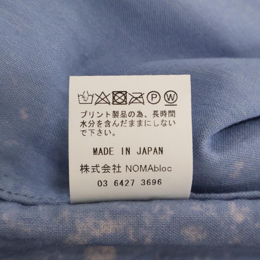 NOMA T.d. 23AW Multicolor Paisley Flannel Patchwork Shirt Tops 5 multicolorUsed