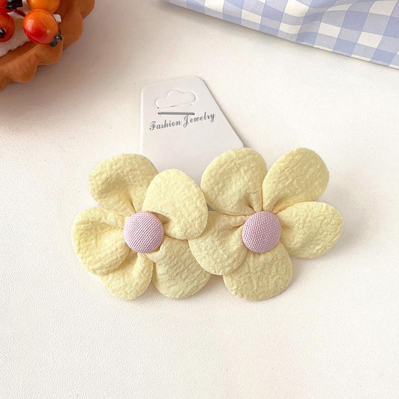 Sweet Rainbow Flower Hair Band Girls Headband Baby Does Not Hurt Hair Rubber Band Little Girl Hair Rope Simple Headgear Women