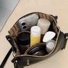 Soft leather lock square box messenger bag women's shoulder bag