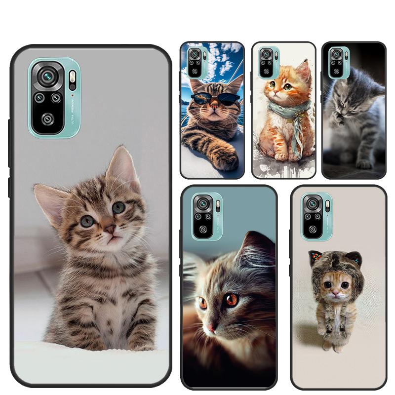 Kitted Cats Cute Funda For Xiaomi Redmi Note 13 14 Pro 12 11 9 10 9S 10S 11S 12S Redmi 14C 10C 12C 13C Case