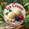 pc of a D Flat Print Metal Sign Measuring  Featuring The Retro Wall Art Ice Cream Temptation This Round Sign Includes